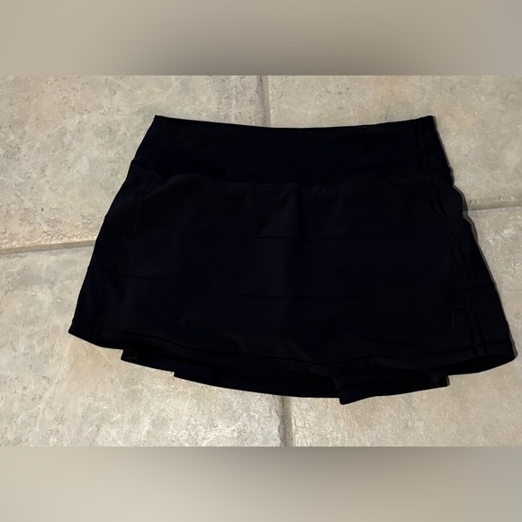 Lululemon Pace Rival Skirt Golf Tennis Pickleball 13”Black Sz4 Rare Release 2015 - Picture 9 of 11